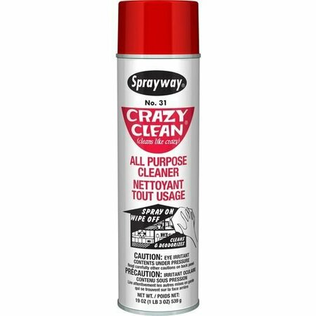 CLAIRE MFG CO All-Purpose Cleaner, Foaming Spray, 19 oz CGCSW031